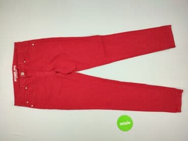 jeansy damskie podarte: Material trousers for women, size XL (EU 42) — 2