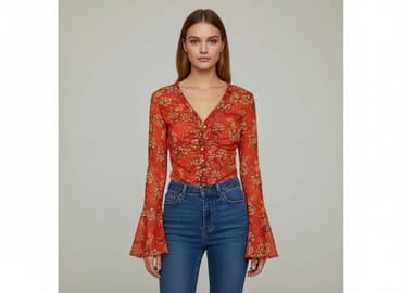 shein czarne bluzki: Shein, Bluzka damska, rozmiar S — 7