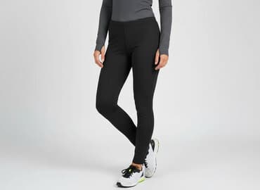 legginsy bawełniane z wysokim stanem: Leggings Sports for women, size L — 1