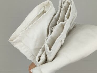 biale buty skarpetkowe: H&M, Spodnie materiałowe damskie, rozmiar M — 6