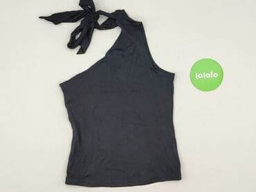 czarne bluzki wiązane pod szyją: Top damski, rozmiar S — 2