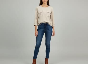 apricot bluzki: Bluzka damska, rozmiar S — 6