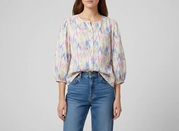 koszulka z jamnikiem reserved: TU Woman, Bluzka damska, L — 6