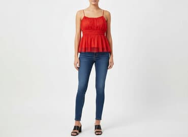 bluzka z ustami house: H&M, Bluzka damska, rozmiar L — 7