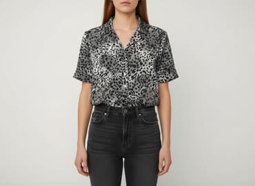 sinsay bluzka w panterke: Bluzka damska, rozmiar M — 5