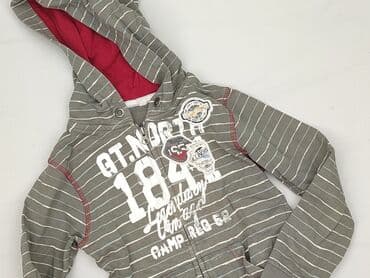 джинсова куртка: Sweatshirt, 7 years, 116-122 cm, condition - Very good — 1