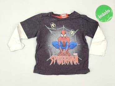 sukienka biala koronkowa: Blouse, Marvel, 1.5-2 years, 86-92 cm, condition - Good — 2