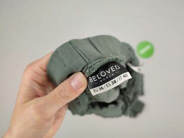 damskie joggery khaki: Spodnie materiałowe damskie, rozmiar S — 4