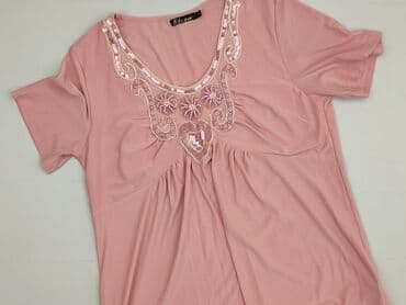 bluzki w paski z serduszkiem: Tunika damska, rozmiar L — 1