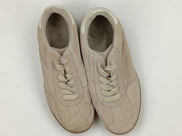 czarna sukienka i białe trampki: Sneakersy damskie, rozmiar 39 — 1