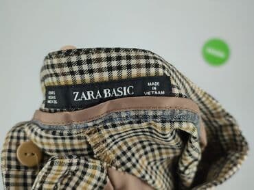 top zara basic: Zara, Material trousers for women, size S — 4