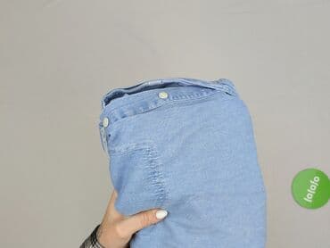 koszula niebieska hm: Denim, Koszula damska, rozmiar L — 6