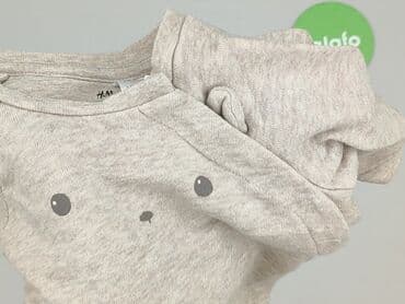kombinezon wiosenny 74: Sweatshirt, H&M, 0-1 month, condition - Very good — 6