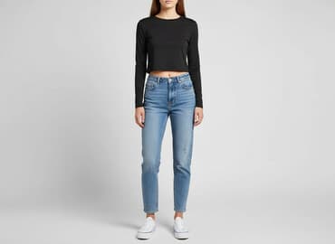 bluzka z otworem na kciuk: Top damski, rozmiar M — 6