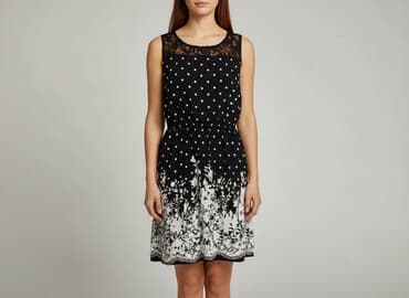 sukienki na wesele w groszki: Sukienka damska, rozmiar S — 1