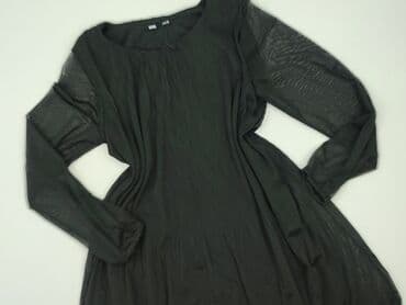 czarna sukienka z długim rękawem sinsay: Sinsay, Sukienka damska, rozmiar M — 1