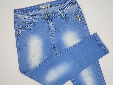 mom fit: Jeansy damskie, rozmiar L — 1