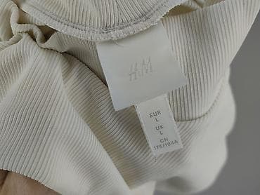 sweter w paski h: H&M, Golf damski, rozmiar L — 4