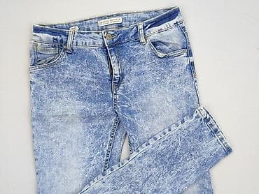 jeansy straight pull and bear: Bershka, Jeansy damskie, rozmiar M — 1