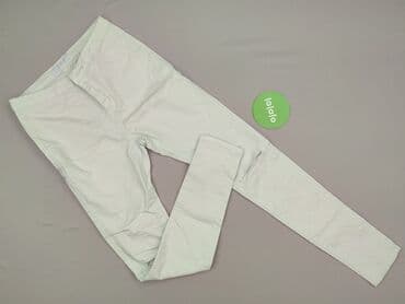 Women: Material trousers for women, size M (EU 38) — 2
