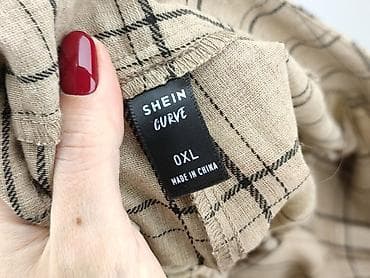 shein botki: Shein Curve, Spodnie materiałowe damskie, rozmiar XL — 4