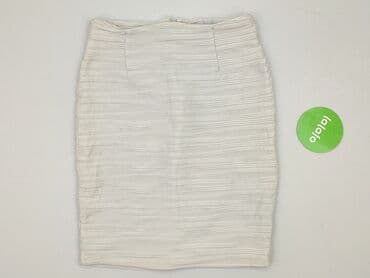 biała obcisła koszulka: H&M, Spódnica damska, S — 2