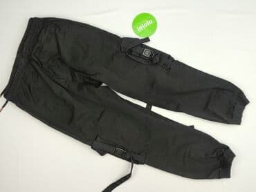 buty wiązane na kostce ccc: Bershka, Spodnie cargo damskie, rozmiar S — 3