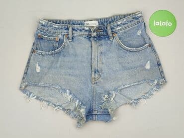 top srebrny zara: Zara, Szorty damskie, M — 2