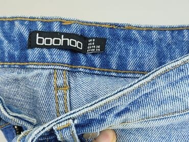 krótkie spodenki z wysokim stanem poszarpane: Boohoo, Szorty damskie, rozmiar S — 4