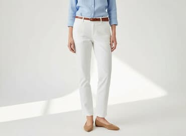 hm buty sniegowce: H&M, Spodnie materiałowe damskie, rozmiar L — 6