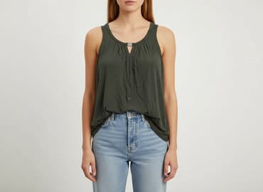 kamizelka damska krótka h m: H&M, Top damski, rozmiar L — 8