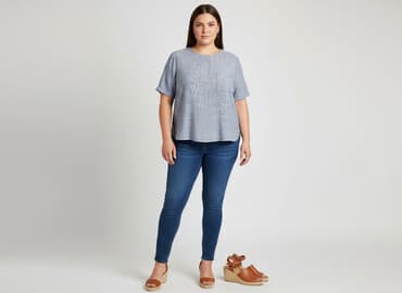 sukienka koszulowa c a: Bluzka damska, rozmiar 3XL — 5