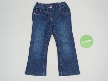 szerokie spodnie lidl: Spodnie jeansowe, Lupilu, 2-3 lat, 98, stan - Idealny — 2