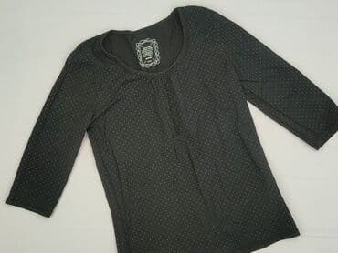 biale rajstopy w czarne kropki: Bluzka damska, M — 1