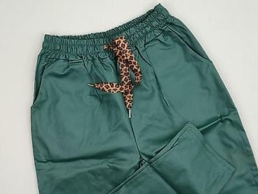 Damskie spodnie typu jogger – zielone, Made in Italy -