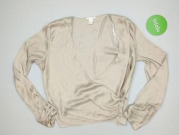 eleganckie bluzki satynowe: H&M, Bluzka damska, rozmiar M — 2