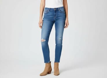 zara czarne jeansy damskie: Zara, Jeansy damskie, rozmiar M — 6