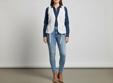 kamizelka damska krótka h m: Kamizelka damska, rozmiar XL — 6