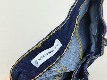 bershka cargo: SZACHOWNICA, Jeansy damskie, rozmiar XL — 4