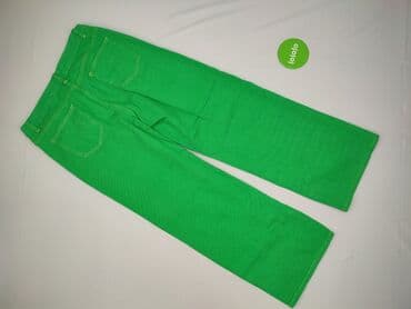 strona z używanymi ubraniami: Material trousers for women, size L — 4