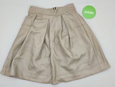 plisowane beżowa spódnice: Women`s skirt, size L — 2