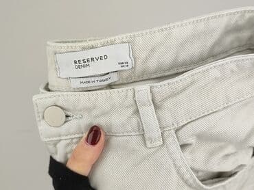 reserved krótkie spodenki: Reserved, Spodnie materiałowe damskie, rozmiar M — 4