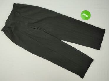 spodnie dla grubych: Spodnie materiałowe damskie, L — 2