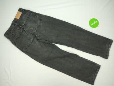 czarne spodnie z wysokim stanem reserved: Jeansy damskie, S — 3