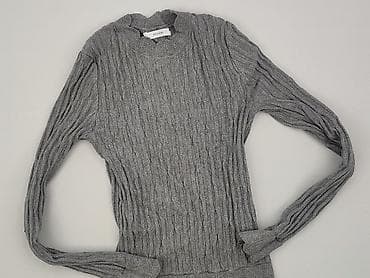 szary plaszcz pull: Sweter damski, rozmiar S — 1