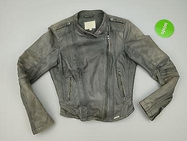 m43 kurtka: Bershka, Kurtka skórzana damska, rozmiar M — 3