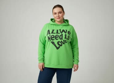 bluzy dla przyjaciółek: Bluza z kapturem damska, rozmiar 6XL — 1