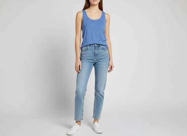 koszula niebieska hm: H&M, T-shirt damski, rozmiar M — 7