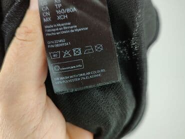 bluzka z przezroczystymi rękawami h m: H&M, Bluzka damska, rozmiar XS — 6