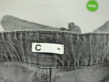 białe jeansy z przetarciami: Spodnie jeansowe, Cubus, 13 lat, 158, stan - Bardzo dobry — 4